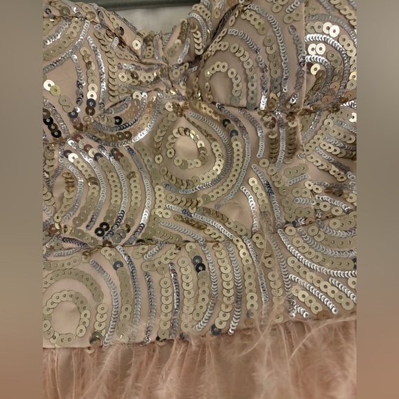 Bebe sequin feather dress - Picture 5 of 7